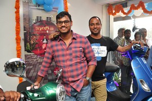 Sharwanand Launches Ashwam Vespa at Banjara Hills
